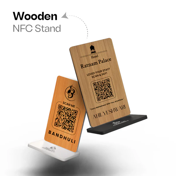 WOODEN NFC STAND